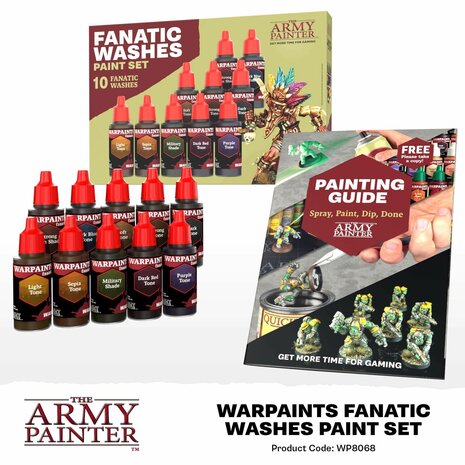Warpaints Fanatic: Washes Paint Set (The Army Painter)