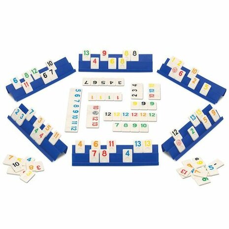 Rummi 6 Spelers - Grotere Tegels