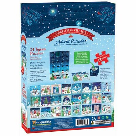 Adventskalender met puzzels: Christmas Village