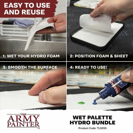 Wet Palette Hydro Bundle – Verf accessoire | The Army Painter