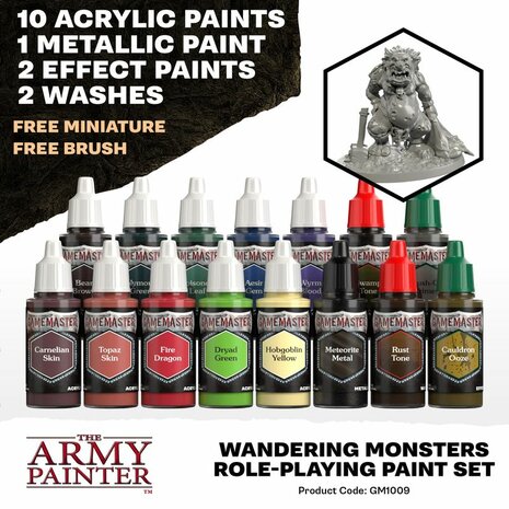 Wandering Monsters RPG Paint Set - Complete Verfset van Gamemaster - The Army Painter
