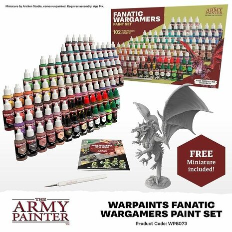 Warpaints Fanatic: Wargamers Paint Set - Complete Verfset van The Army Painter