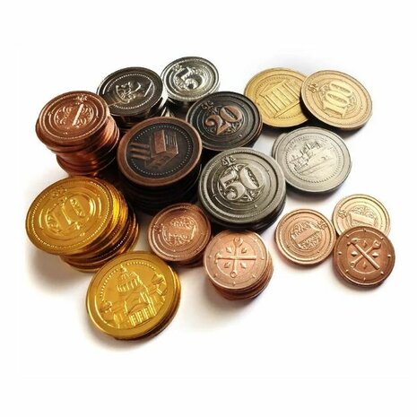 Hegemony – Set van 85 Deluxe Metalen Munten | Hegemonic Project Games​