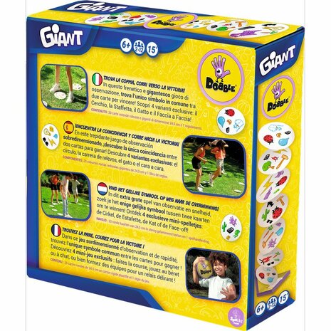 Dobble Giant – Reuzegroot Reactiespel Buitenspel – Zygomatic Games