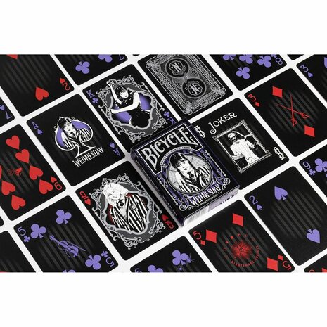 Playing Cards: Bicycle Wednesday Pokerkaarten – Nevermore Academy – Limited Edition