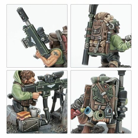 Warhammer 40,000 - Kill Team - Ratlings – Astra Militarum Abhuman Sharpshooters​ - Games Workshop