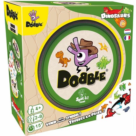 Dobble Dinosaurs – Reactiespel van Zygomatic​