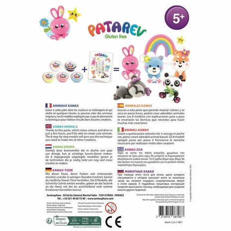 Patarev Kawaii – Boetseerklei-set van SentoSphère