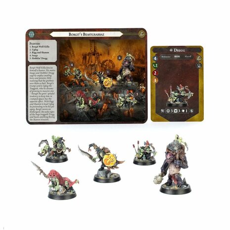 Warhammer Underworlds: Borgit's Beastgrabbaz – Gloomspite Gitz Warband Expansion