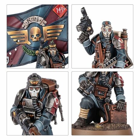 Warhammer 40,000 – Astra Militarum: Krieg Command Squad | Games Workshop