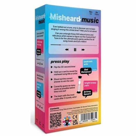 Misheard Music - Muziek Partyspel van Lucky Egg