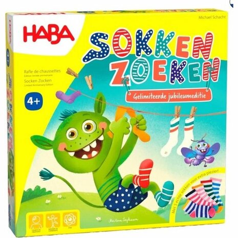 Sokken Zoeken – Gelimiteerde Jubileumeditie (4+) – Kinderspel van HABA