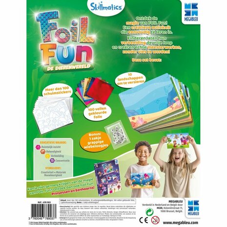 Foil Fun De Dierenwereld (4+) – Creatieve Knutselset van Megableu