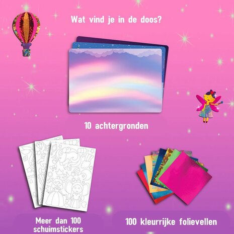 Foil Fun Prinsessen en Eenhoorns (4+) – Creatieve Knutselset van Megableu