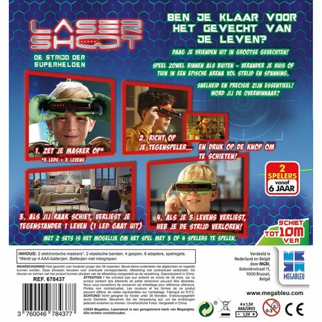 Laser Shoot – Actiespel met Elektronische Maskers van Megableu
