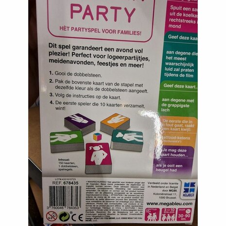 Pyjama Party – Partyspel van Megableu