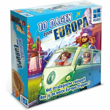 10 Dagen door Europa – Educatief Bordspel van Megableu