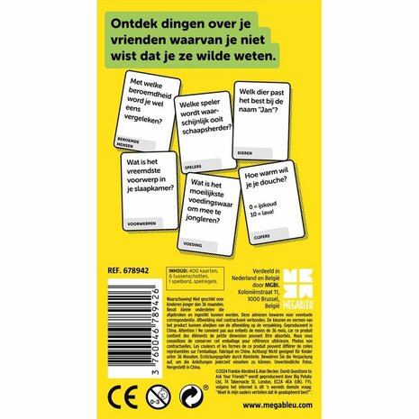 Dumb Questions to Ask Your Friends – Hilarisch Partyspel van Megableu
