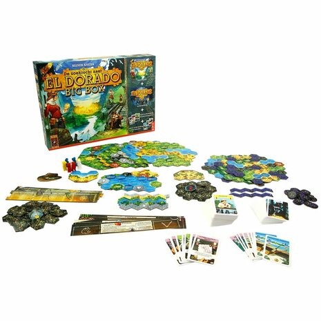 De Zoektocht naar El Dorado: Big Box – Avontuurlijk Bordspel | 999 Games