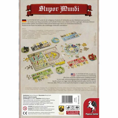 Stupor Mundi – Strategisch bordspel van Pegasus Spiele