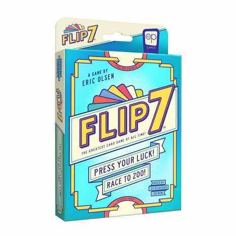Flip 7 Compact (Tuck Box) – push-your-luck kaartspel van USAopoly