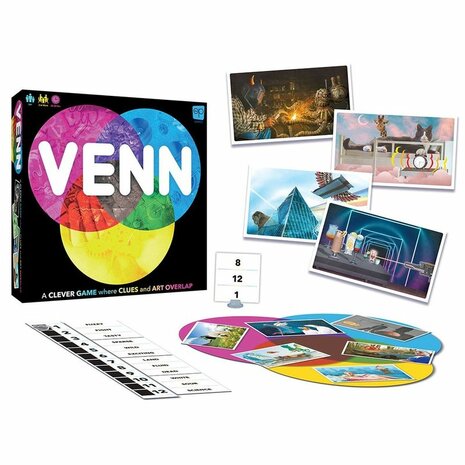 Venn – partyspel van USAopoly | creatief & grappig associatiespel