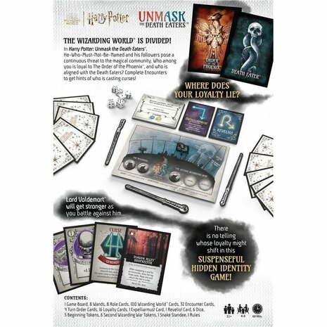 Harry Potter – Unmask the Death Eaters – partyspel - USAopoly
