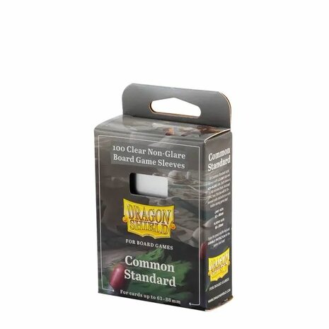 Dragon Shield Board Game Sleeves 63×88 mm – Clear/Non‑Glare (100 st.)