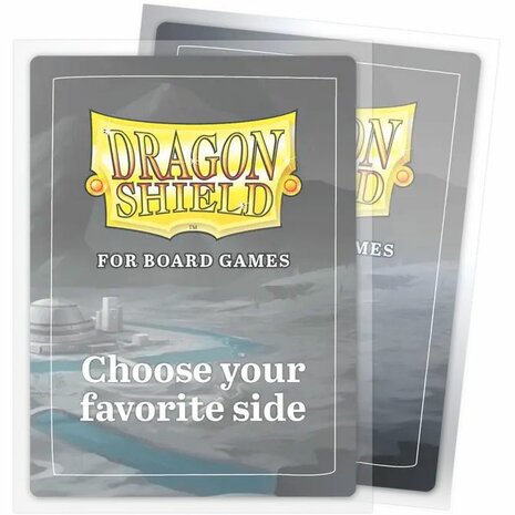Dragon Shield Board Game Sleeves 63×88 mm – Clear/Non‑Glare (100 st.)