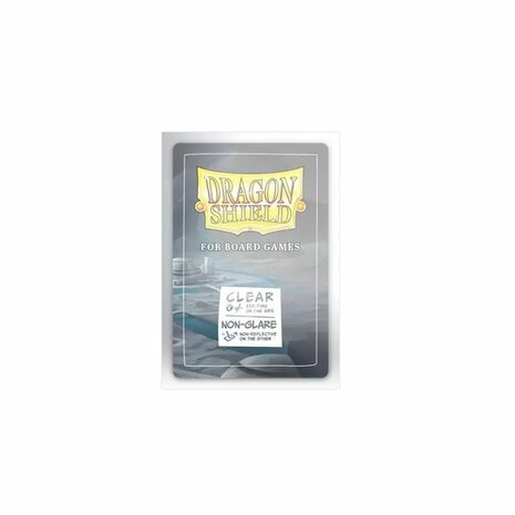 Dragon Shield Board Game Sleeves 45×68 mm Mini European – Clear/Non‑Glare (100 st.)