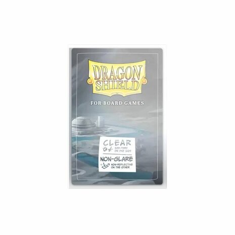 Dragon Shield Board Game Sleeves Oversize 80×120 mm – Clear/Non‑Glare (100 st.)