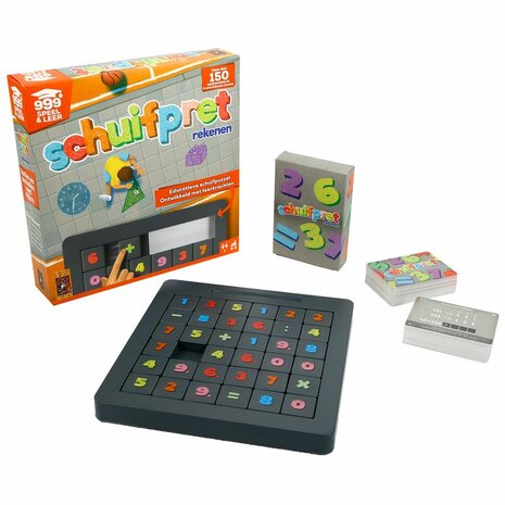 Schuifpret Rekenen – Educatief rekenbordspel van 999 Games