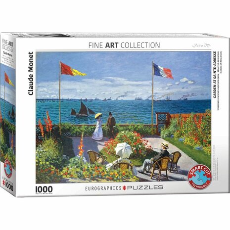 Garden at Sainte‑Adresse (Claude Monet) – 1000‑stukjes legpuzzel van Eurographics