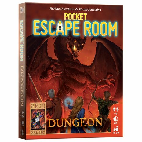 Pocket Escape Room: Dungeon – Coöperatief escape room spel van 999 Games