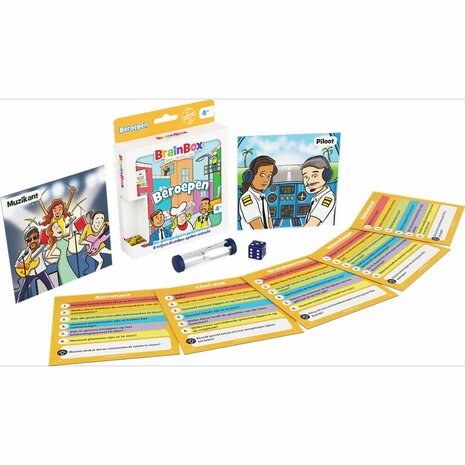 Brainbox Pocket – Beroepen – Educatief geheugenspel van Bezzerwizzer