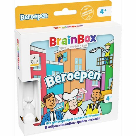 Brainbox Pocket – Beroepen – Educatief geheugenspel van Bezzerwizzer