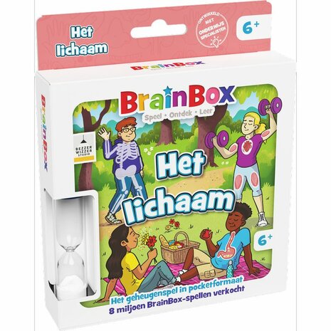Brainbox Pocket – Het Lichaam – Educatief geheugenspel van Bezzerwizzer