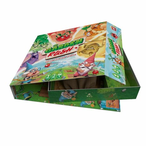 Garden Rush – twee spelers tegellegspel van Space Cowboys