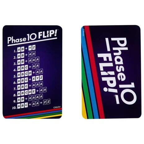 Phase 10 Flip! – Kaartspel met twist van Mattel