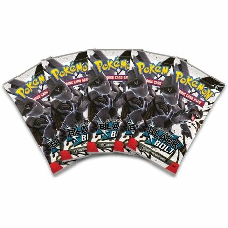 Pok&eacute;mon Scarlet & Violet &ndash; Black Bolt Binder Collection &ndash; Verzamelmap met 5 boosters