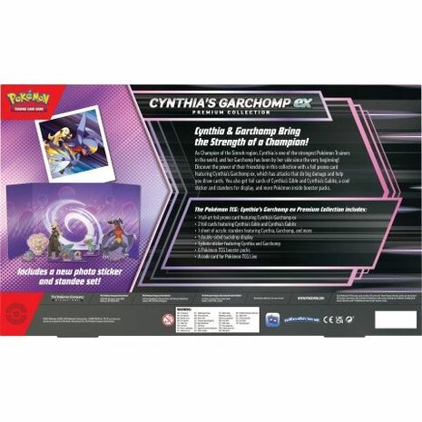 Pokémon Premium Collection – Cynthia’s Garchomp EX – Verzamelbox met boosters