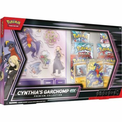 Pokémon Premium Collection – Cynthia’s Garchomp EX – Verzamelbox met boosters