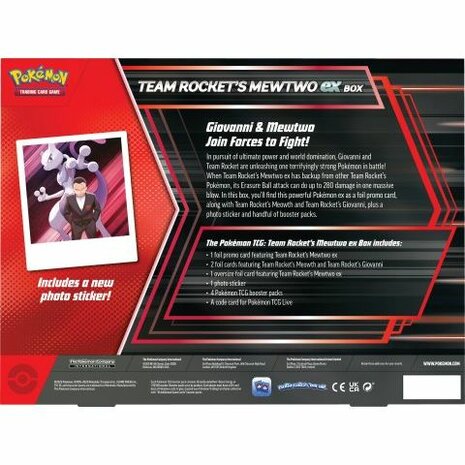 Pokémon Team Rocket’s Mewtwo EX Box – Collector's Box met promo & boosters