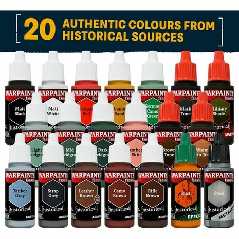 WWII German Warpaints – 20 kleuren set voor authentieke Duitse WOII‑miniaturen (18 ml) - The Army Painter