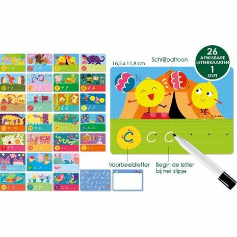 Ik leer – Letters schrijven (+4) – Educatief spel - Jumbo