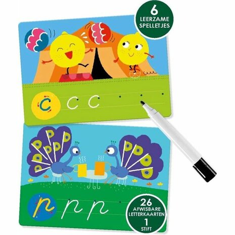 Ik leer – Letters schrijven (+4) – Educatief spel - Jumbo