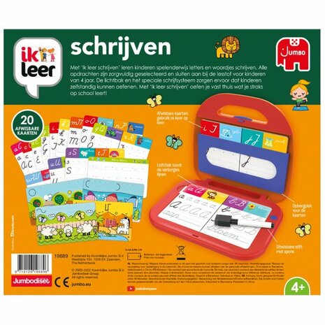 Jumbo Ik leer – Schrijven (+4) – Educatief schrijfspel voor beginnende schrijvers