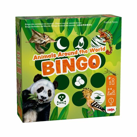 Dieren van de wereld Bingo (8+)