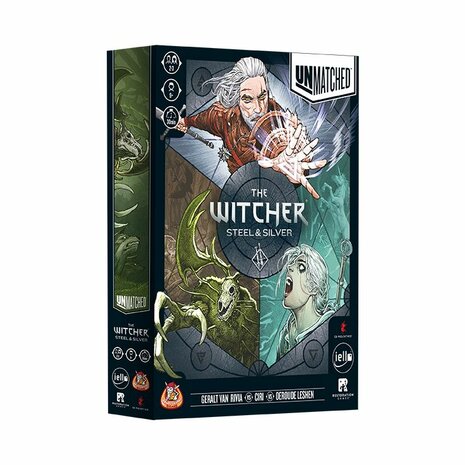 Unmatched The Witcher: Steel & Silver – Duelbordspel - White Goblin Games