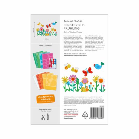 Knutselset – Raamdecoratie Lente (5+)